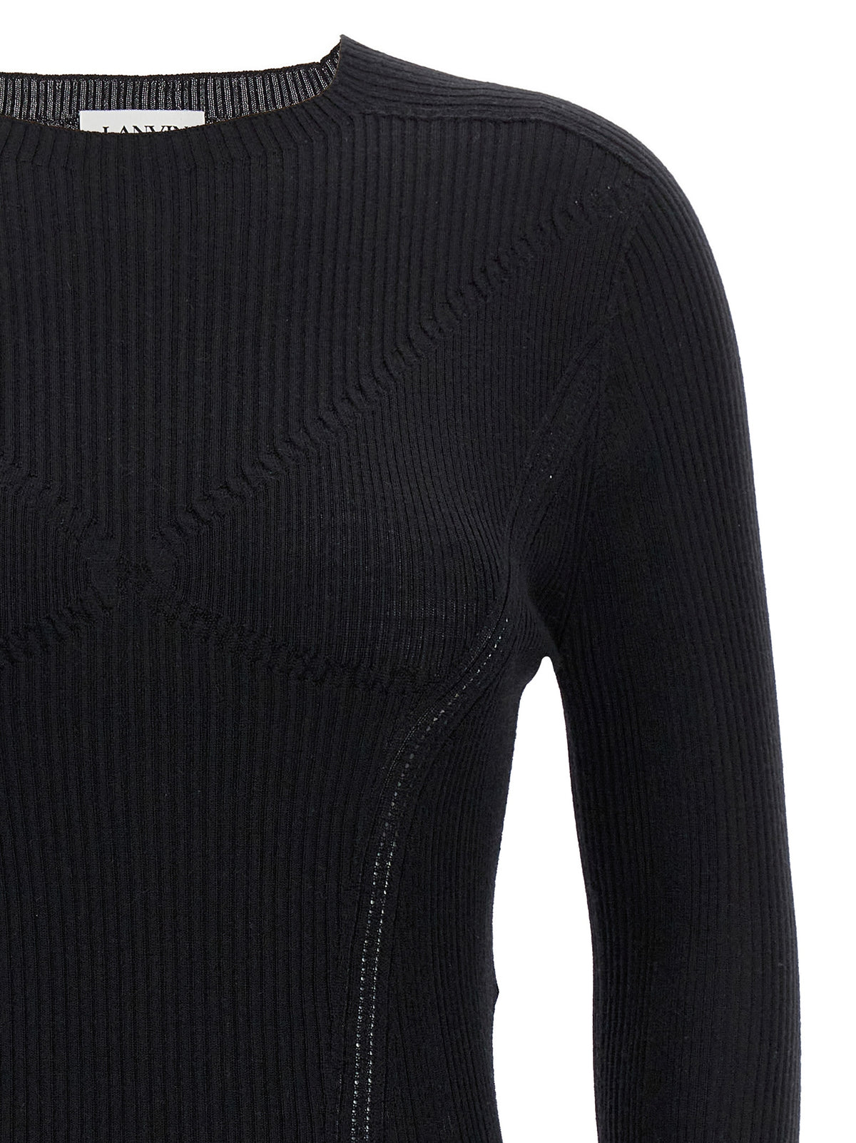 Lanvin ランビンリブ付きセーター - Image 8