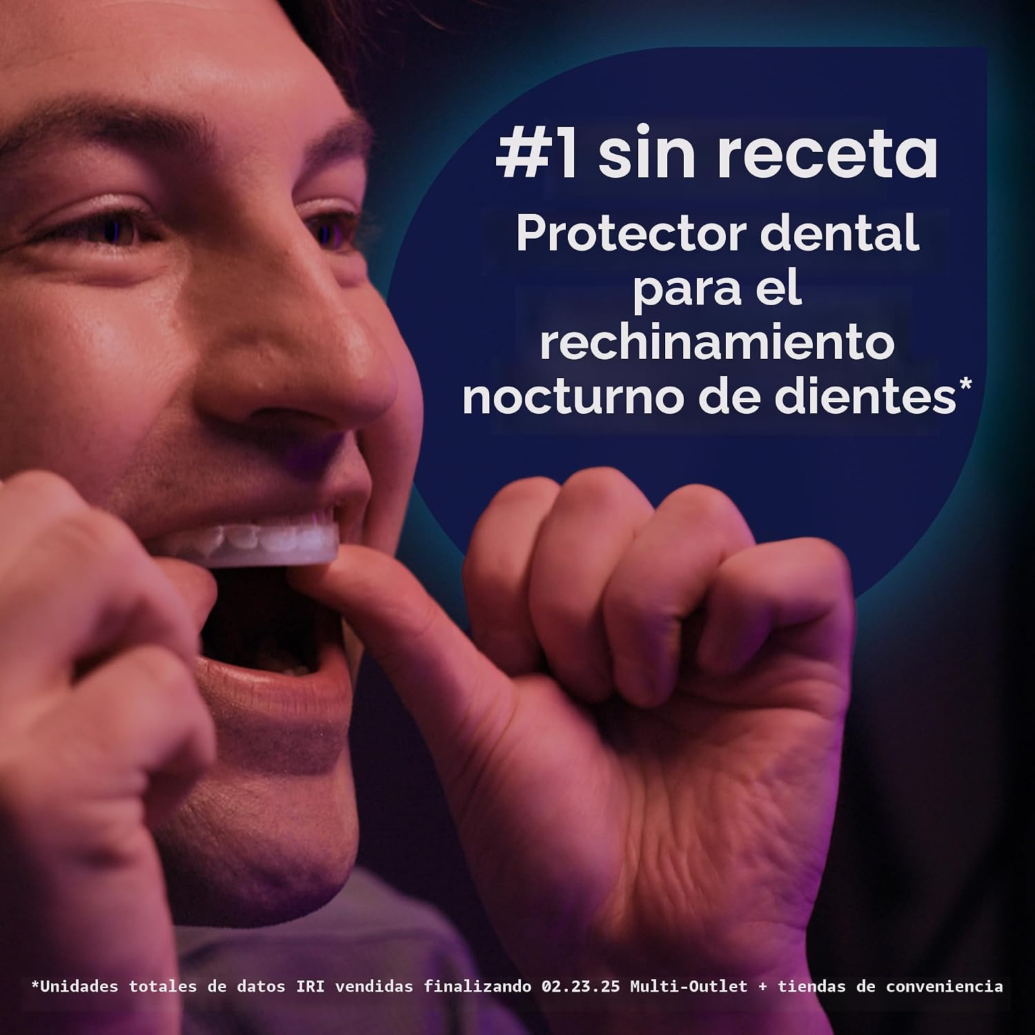 DenTek Protector dental de ajuste profesional, protector bucal para rechinar dientes por la noche, 1 unidad