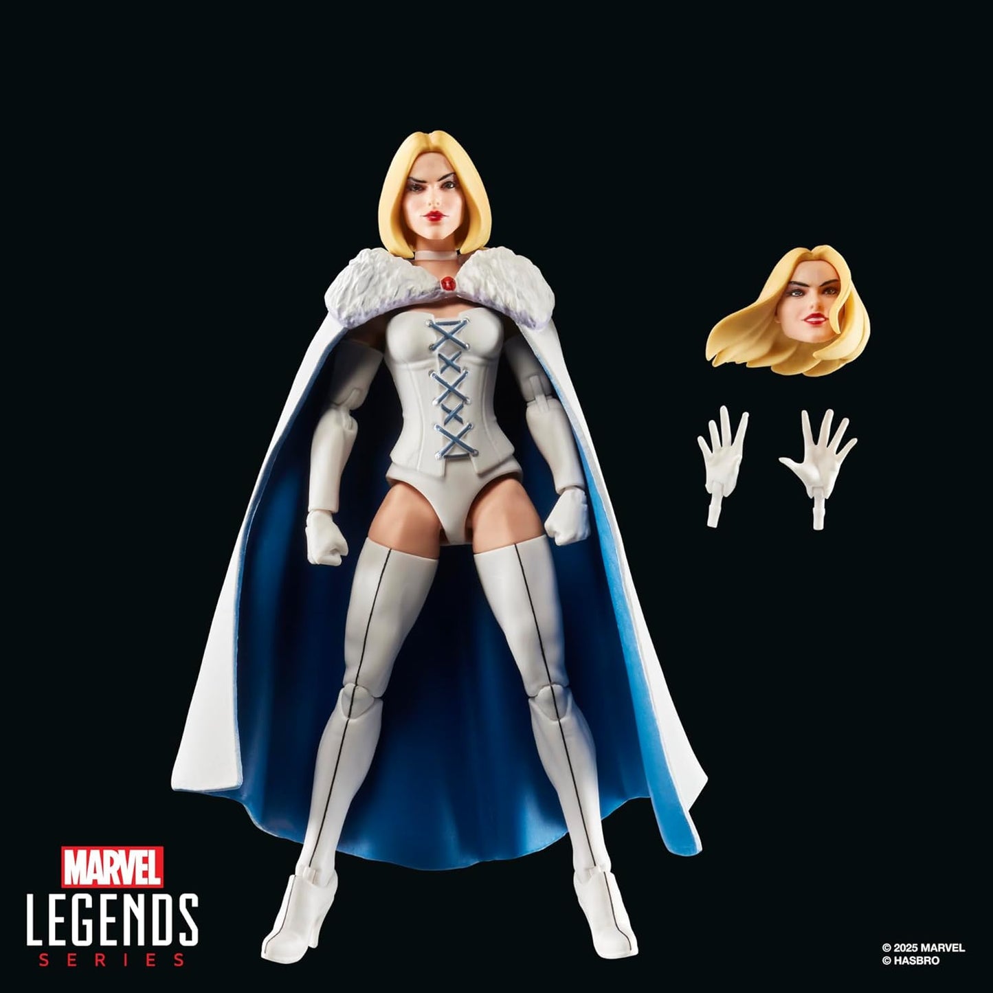 Hasbro Marvel Legends Series Emma Frost X-Men '97 Collection 5.9 inches (15 cm) Action Figure Toy G0808 Authentic
