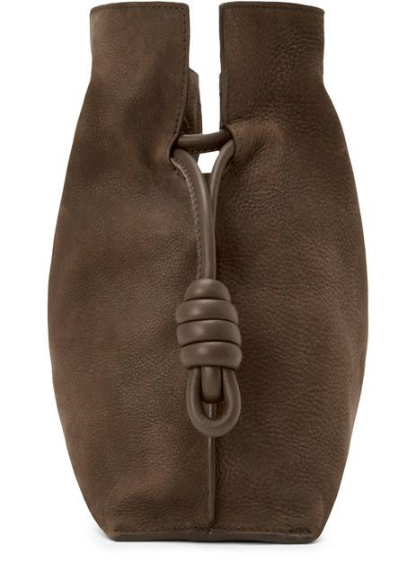 LOEWE Medium Flamenco clutch in grained nubuck - Image 8