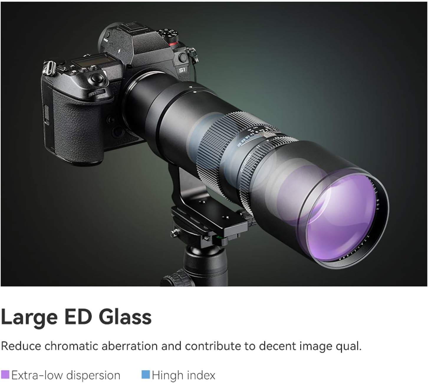 TTArtisan 500mm F6.3 Full Frame Manual Focus Super Telephoto Lens for Sigma Leica Panasonic L Mount Camera FP FPL T TL TL2 CL S5 S5K S5C