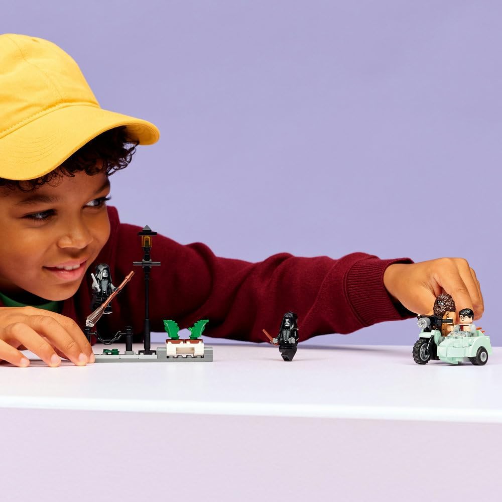 Lego 76459 Harry Potter Hagrid & Harry Prevet Street Escape Player, Boys, Girls, Kids, 8 Years Old, 9 Years Old, 10 Years Old, Elementary School, Harry Potter Merchandise