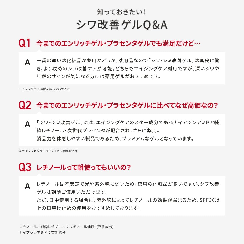 New (Exclusive) Medicinal Aqua Collagen Gel Enrich Wrinkle Placenta, 7.1 oz (200 g) Set, Pure Retinol, Niacinamide, Dried, Fine Lines, Stains, Highly Moisturizing, UV Rays, Present,