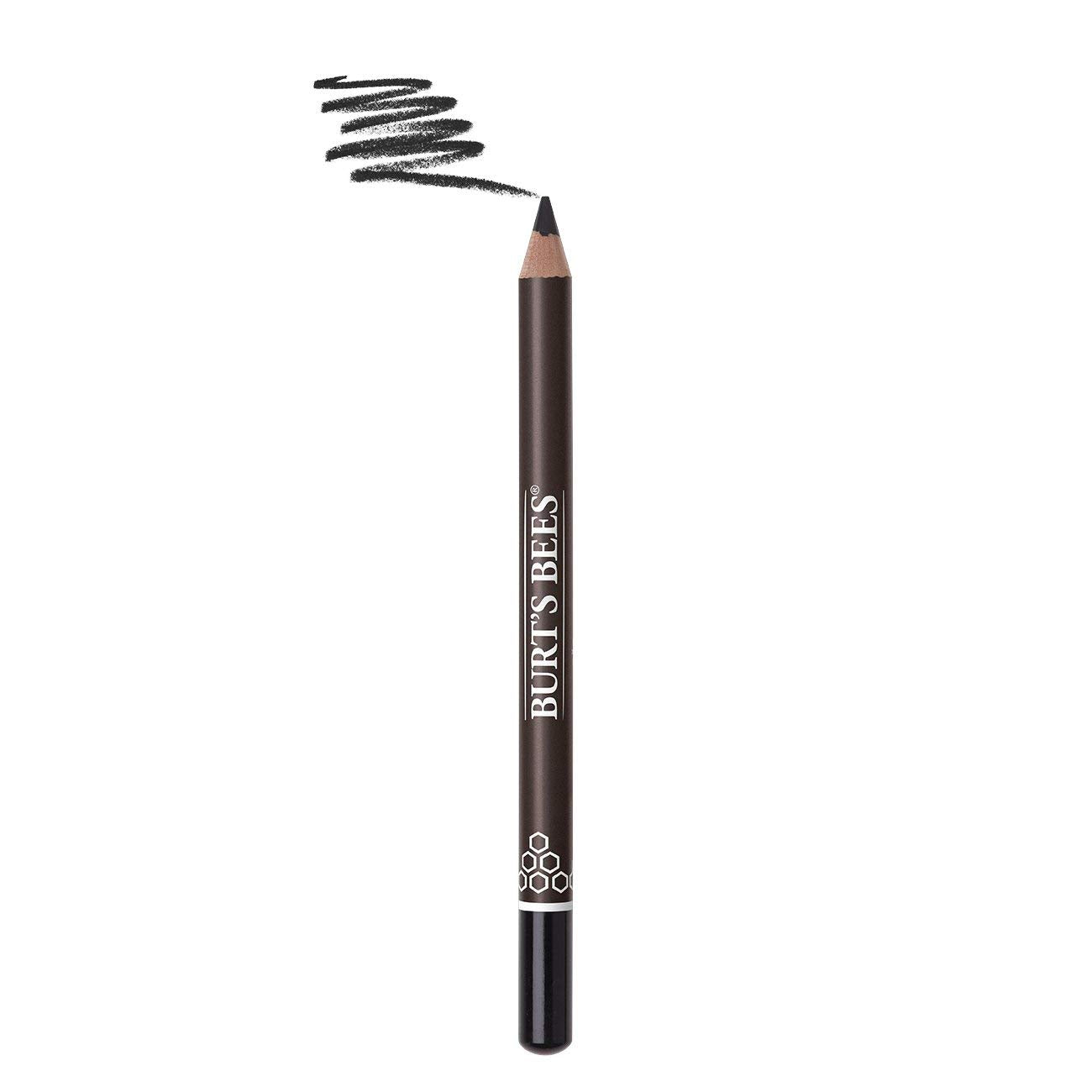 Burt's Bees Delineador de ojos nutritivo, negro suave, 0.04 onzas