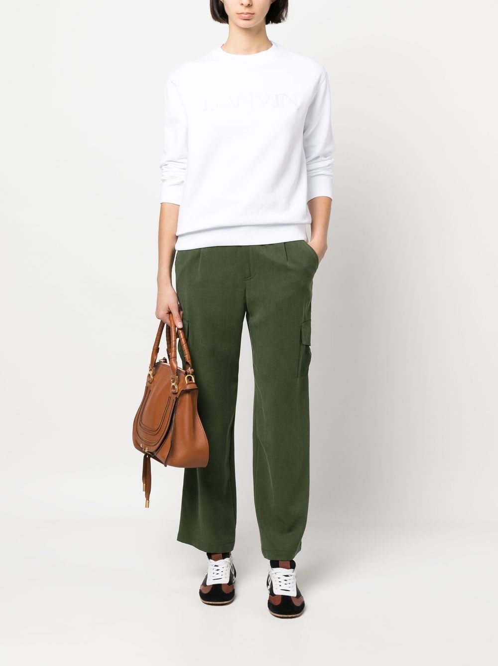 Lanvin Lanvin Classic Lanvin Embroidered Crew Neck - Image 8