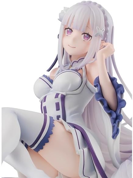 Melty Princess Re: Zero - Starting Life in Another World Emilia, Approx. 3.5 inches (90 mm), PVC, Painted and Finished Figure