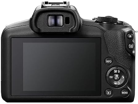 Canon EOS R100 Mirrorless SLR Camera Standard Zoom Lens Kit (RF-S18-45), Black/APS-C/Approx. 12.5 oz EOSR100-1845ISSTMLK