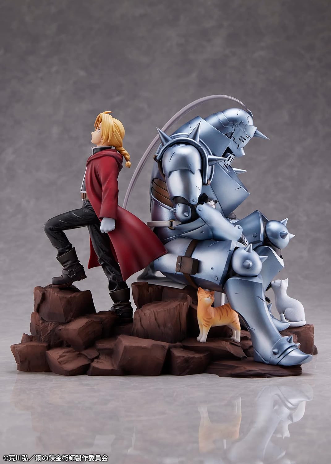 PROOF Fullmetal Alchemist Edward Elric & Alphonse Elric Brothers, Total Height Approx. 9.8 inches (250 mm), Non-scale, PVC, Painted Finished Figure