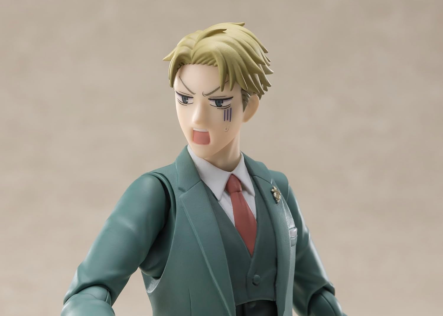 S.H. Figuarts BAS63908 SPY x FAMILY Lloyd Forger Approx. 6.7 inches (170 mm), ABS & PVC, Pre-painted Action Figure