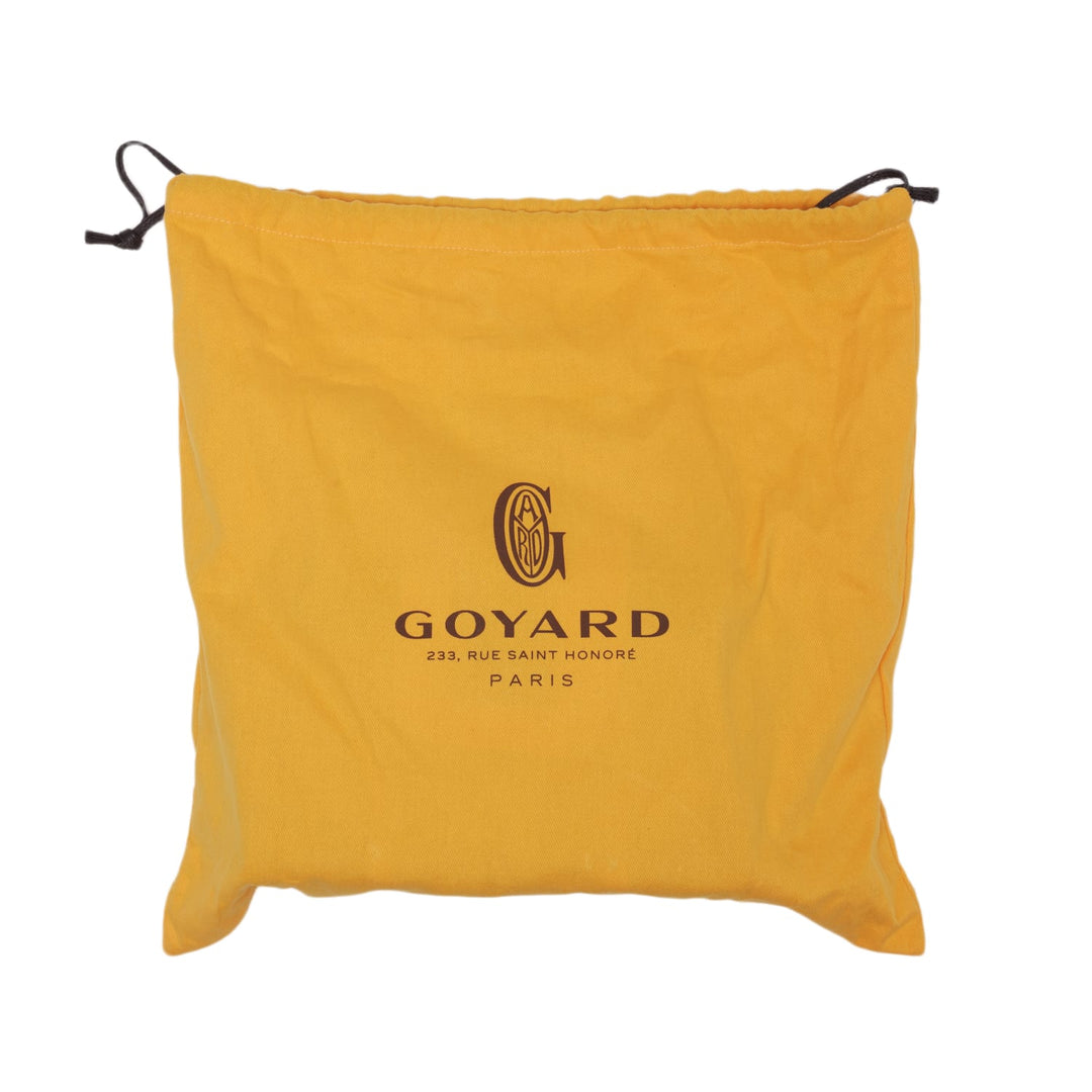 GOYARD SAIGON STRUCTURE 'EMBROIDERED BLUEBERRY PURPLE' NUMBERED MINI BAG