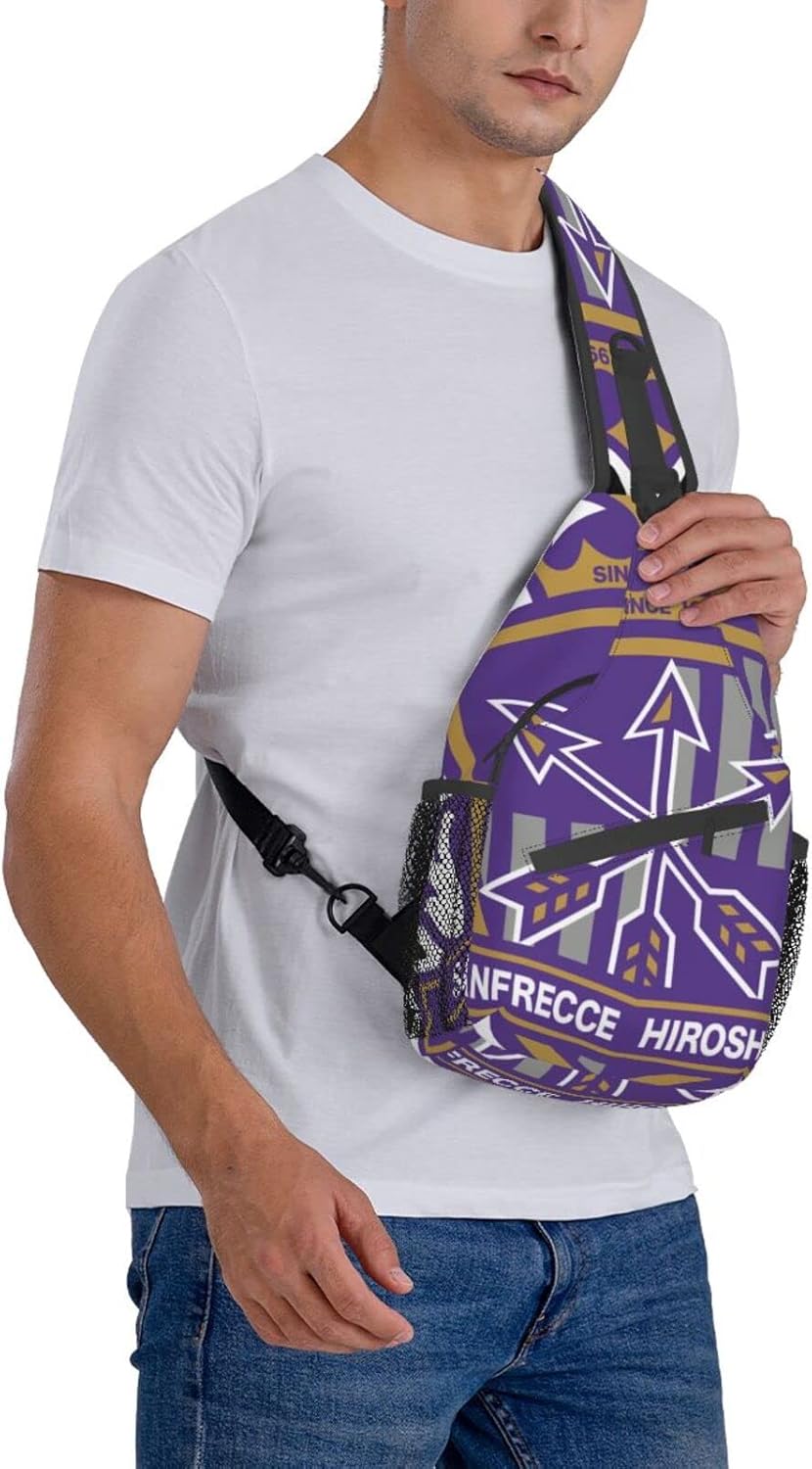 Sanfrecce Hiroshima Shoulder Bag, Large Capacity, Shoulder Bag, Crossbody Bag, Work Commute, School, Travel, Events, Anime, Moe Goods, Multifunctional, Lightweight, Unisex, Gift, Sports, School Bag,