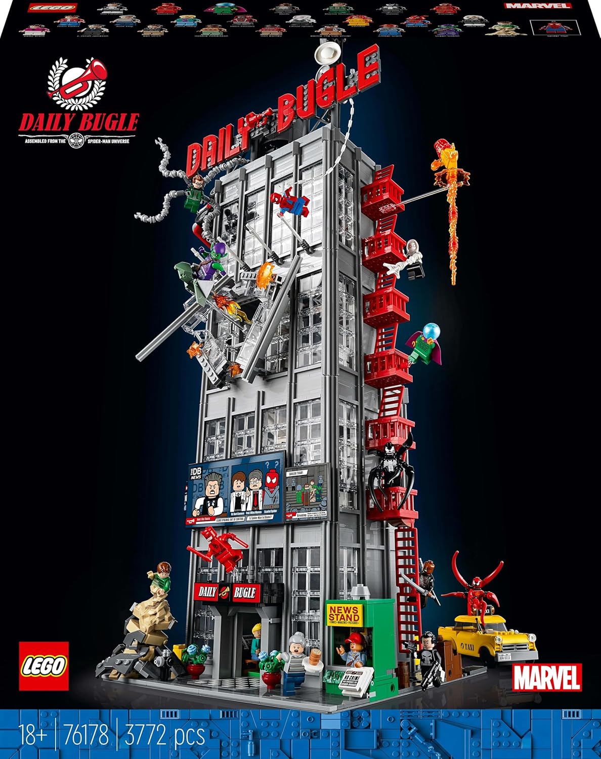 LEGO 76178 Super Heroes Daily Bugle Toy Present, Blocks, Boyfriend, Girl, Girlfriend, Boyfriend, Interior Decoration