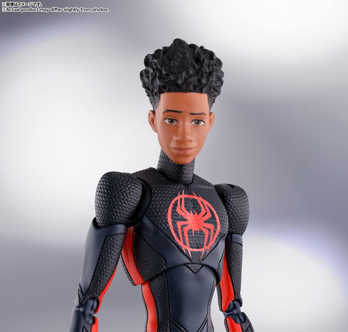 BANDAI SPIRITS S.H. Figuarts Spider-Man: Across the Spider-Bath, Spider-Man (Miles Morales), Approx. 6.1 inches (155 mm), ABS & PVC, Pre-painted Action Figure BAS63989