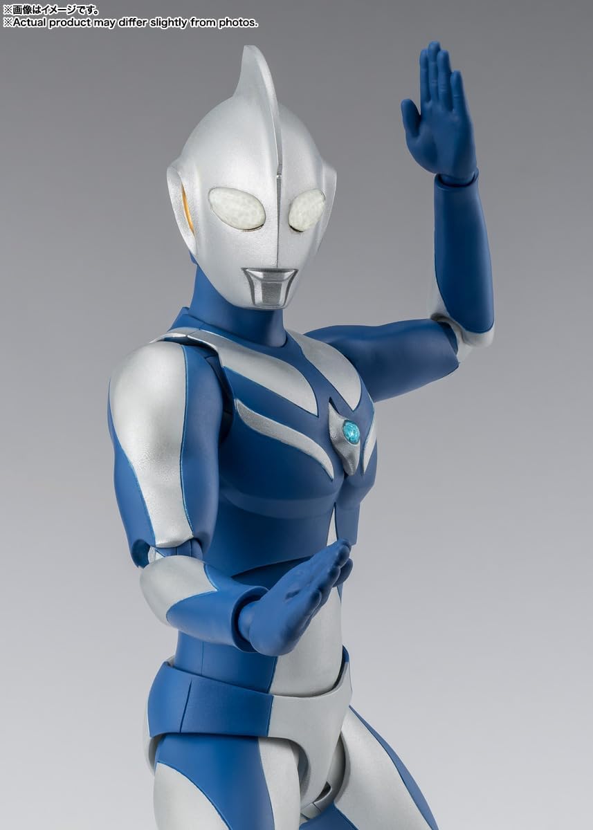 TAMASHII NATIONS S.H. Figuarts Ultraman Cosmos Luna Mode, Approx. 5.9 inches (150 mm), PVC & ABS, Pre-painted Action Figure