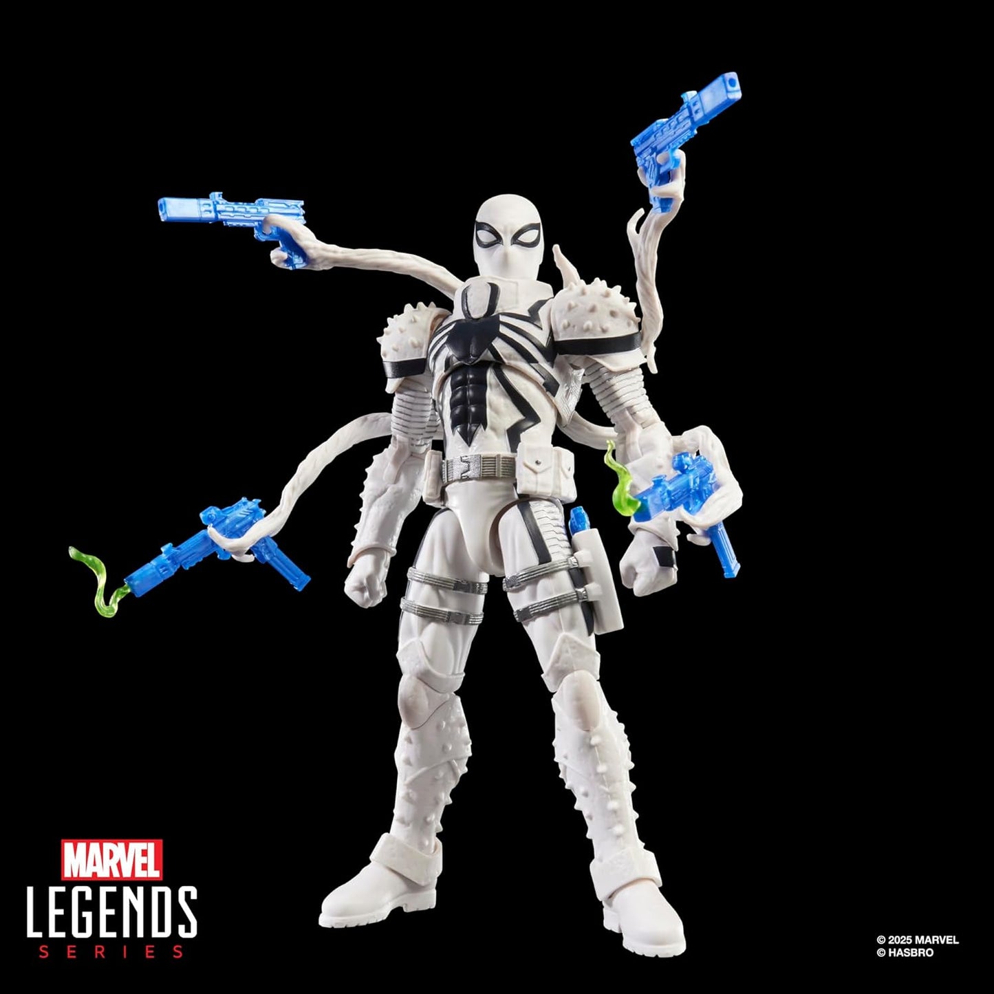 Hasbro Marvel Legends Series Magic the Gathering Agent Anti-Venom, 6" Spider-Man Action Figure Toy + Limited Edition Foil Collectible Card Game Trading Card G0640 Authentic