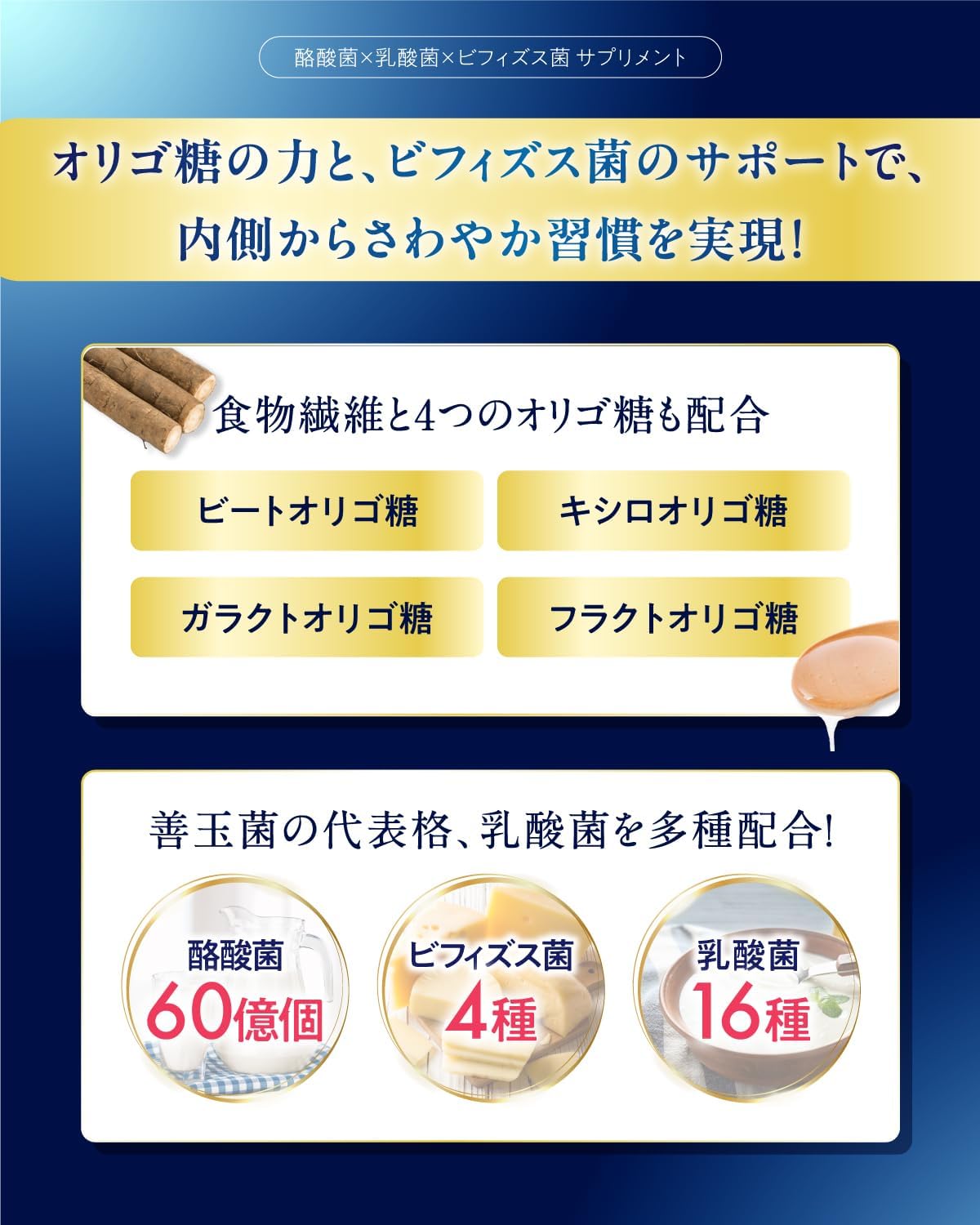 【Live Butyric Acid Bacteria "6 Billion" Luxurious Formula】 Bifiral Butyric Acid Bacteria Premium Supplement 6 Billion 30-Day Supply Lactic Acid Bacteria Bifidobacteria Domestically Manufactured