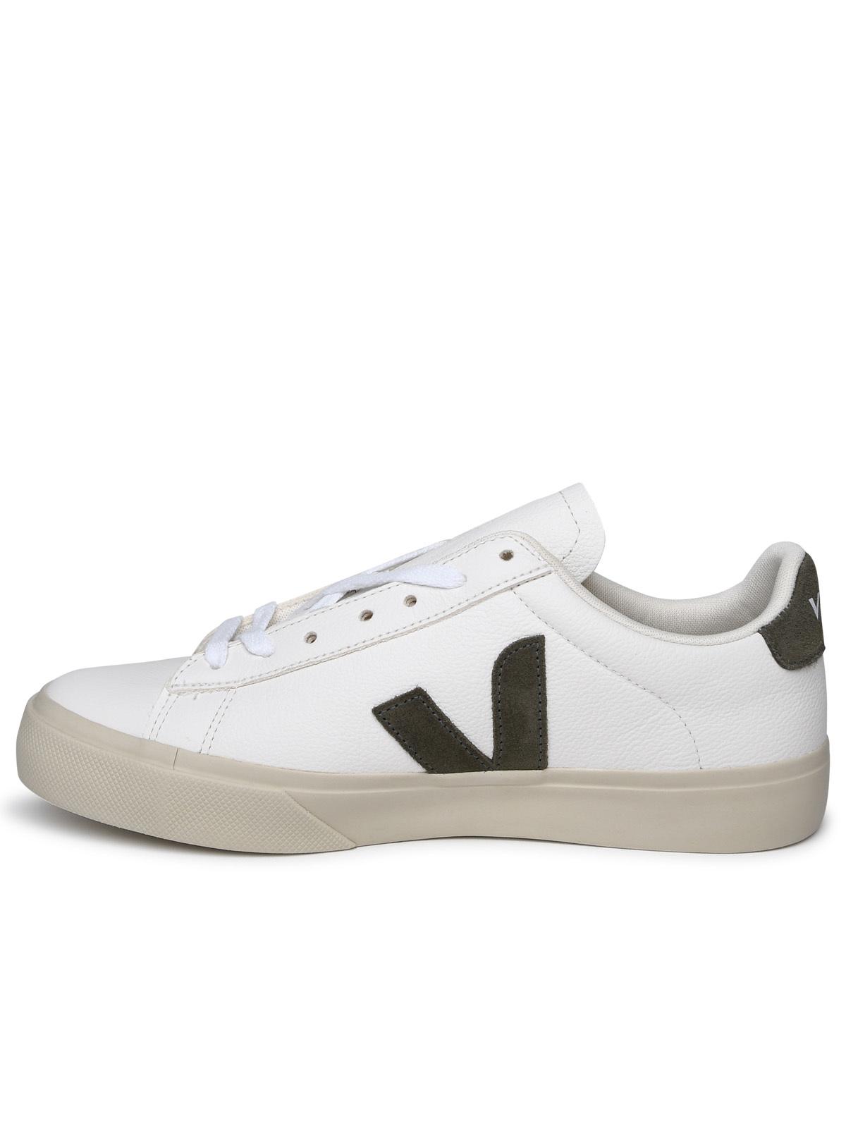 Veja Veja Ivory Chrome Free Lear Field Sneakers - Image 8