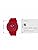 Casio G-Shock GA-2100-4ADR Analog Quartz Red Resin Men's Watch, Blue, Casual, blue, Casual