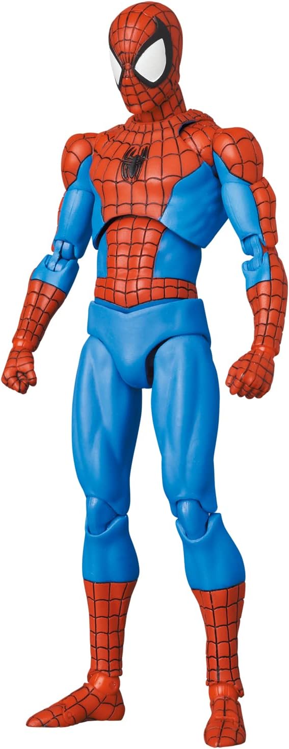 MAFEX No. 185 SPIDER-MAN Classic Cosume Ver., Total Height: Approx. 6.1 inches (155 mm), Non-scale, Painted Action Figure