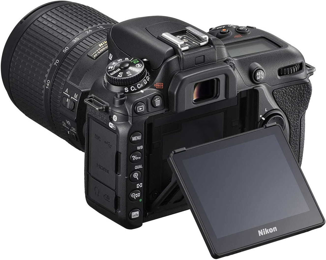 Nikon D7500 Digital SLR Camera, blk