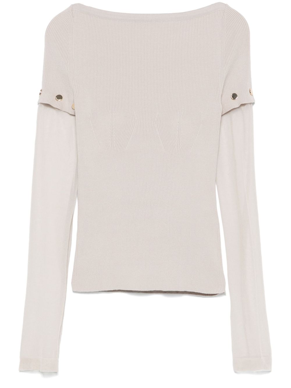 Sportmax SportMax Pre Layered Crewneckセーター - Image 8