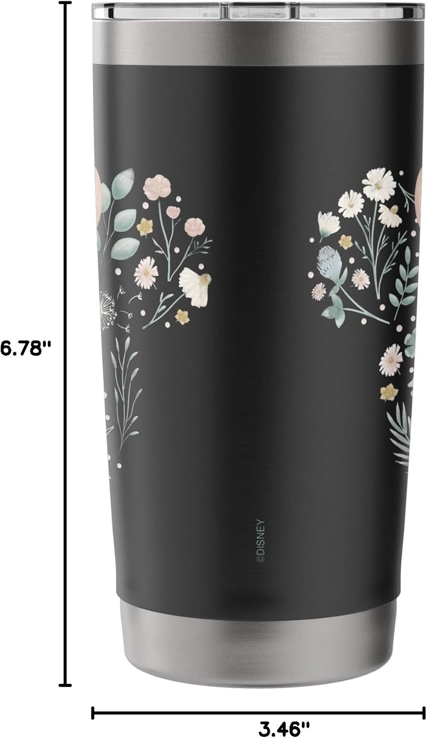 Disney Minnie Mouse Icon Spring Flowers - Vaso aislado de acero inoxidable