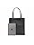 Hidrrdc Men's Tote Bag, Business Bag, Made by First-class Bagsmen, Self-Standing, Large Capacity, Black