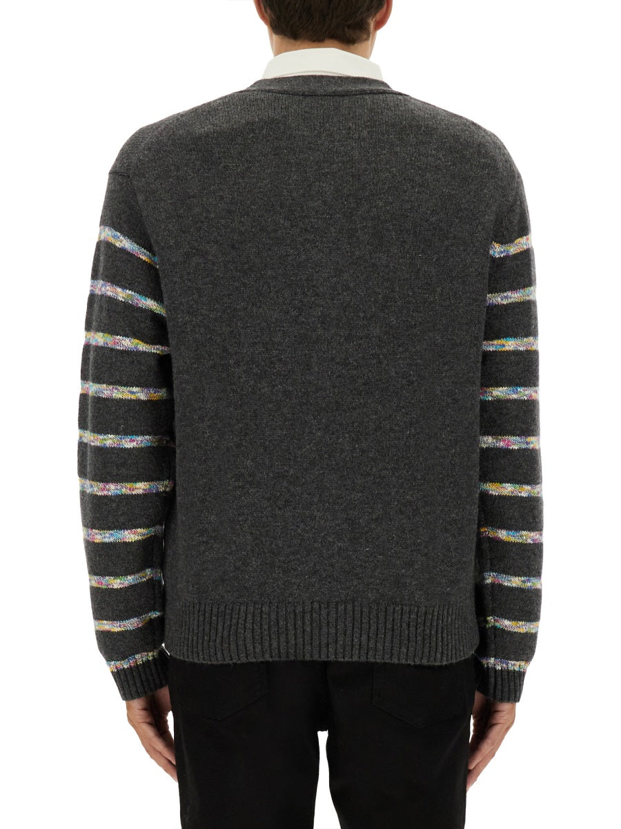 Paul PS By Paul Smith "Button Thru Ps Happy" Cardigan - Image 8