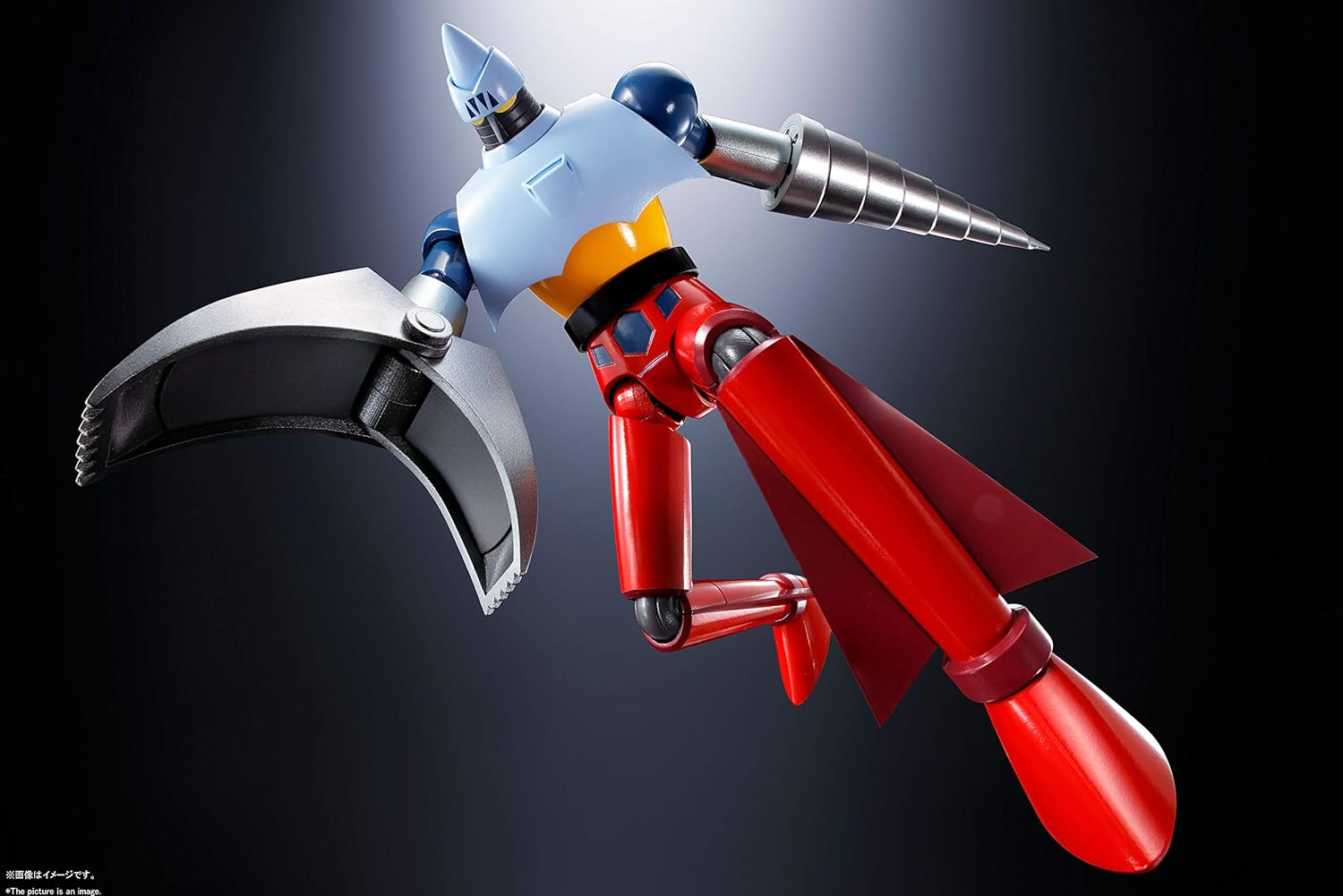 Soul of Chogokin Getter Robot GX-91 Getter 2 & 3 D.C. (Getter 2: Approx. 6.9 inches (175 mm), Getter 3: Approx. 3.5 inches (90 mm), ABS & Die Cast & PVC Pre-painted Action Figure