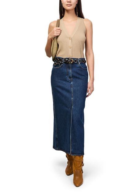 ISABEL MARANT Oskan Soft Zip shoulder bag in suede with braided edges - Image 8