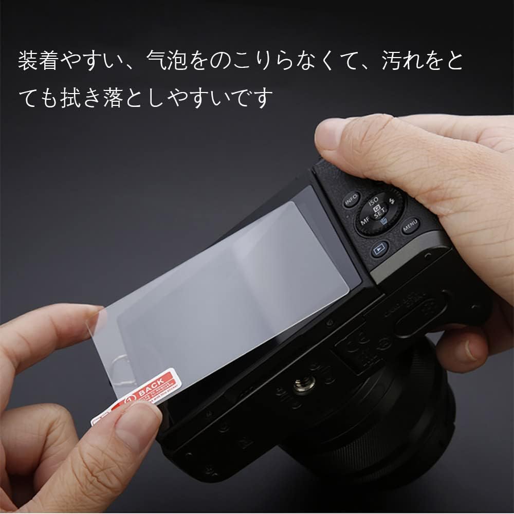 [For Canon R10 Only] Ultra Thin Glass LCD Screen Protector Film Compatible with Canon EOS R10 EOSR10, 95% Transmittance or Higher, 9H Hardness, Water Repellent, Oleophobic, Fingerprint Repellent