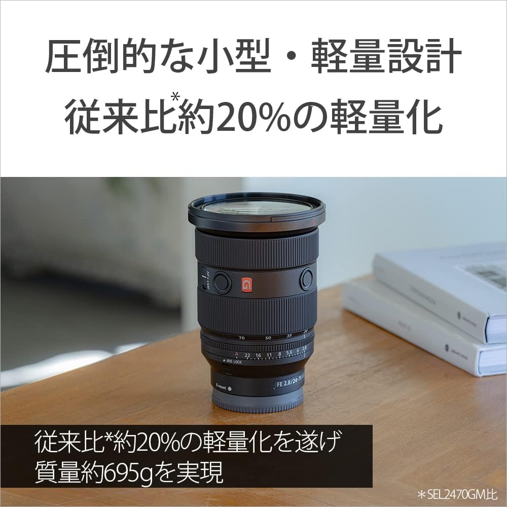 Sony SEL2470GM2 Standard Zoom Lens Full Size FE 24-70mm F2.8 GM II G Master DSLR Camera α [E-Mount] Genuine Lens