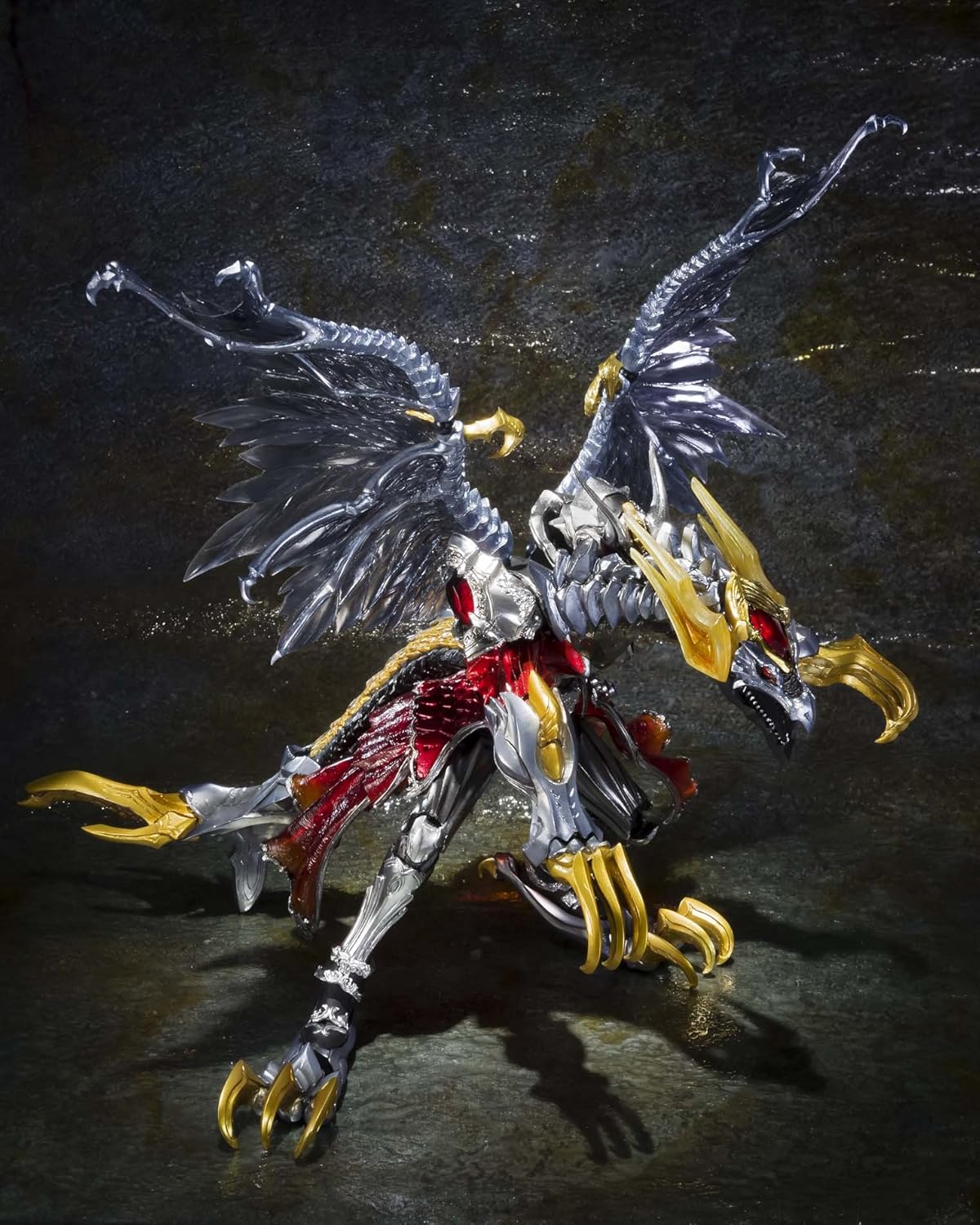 Bandai Tamashii Nations S.I.C. Kamen Rider Wizard Flame Doragon and All Doragon Set "Kamen Rider Wizard" Figure