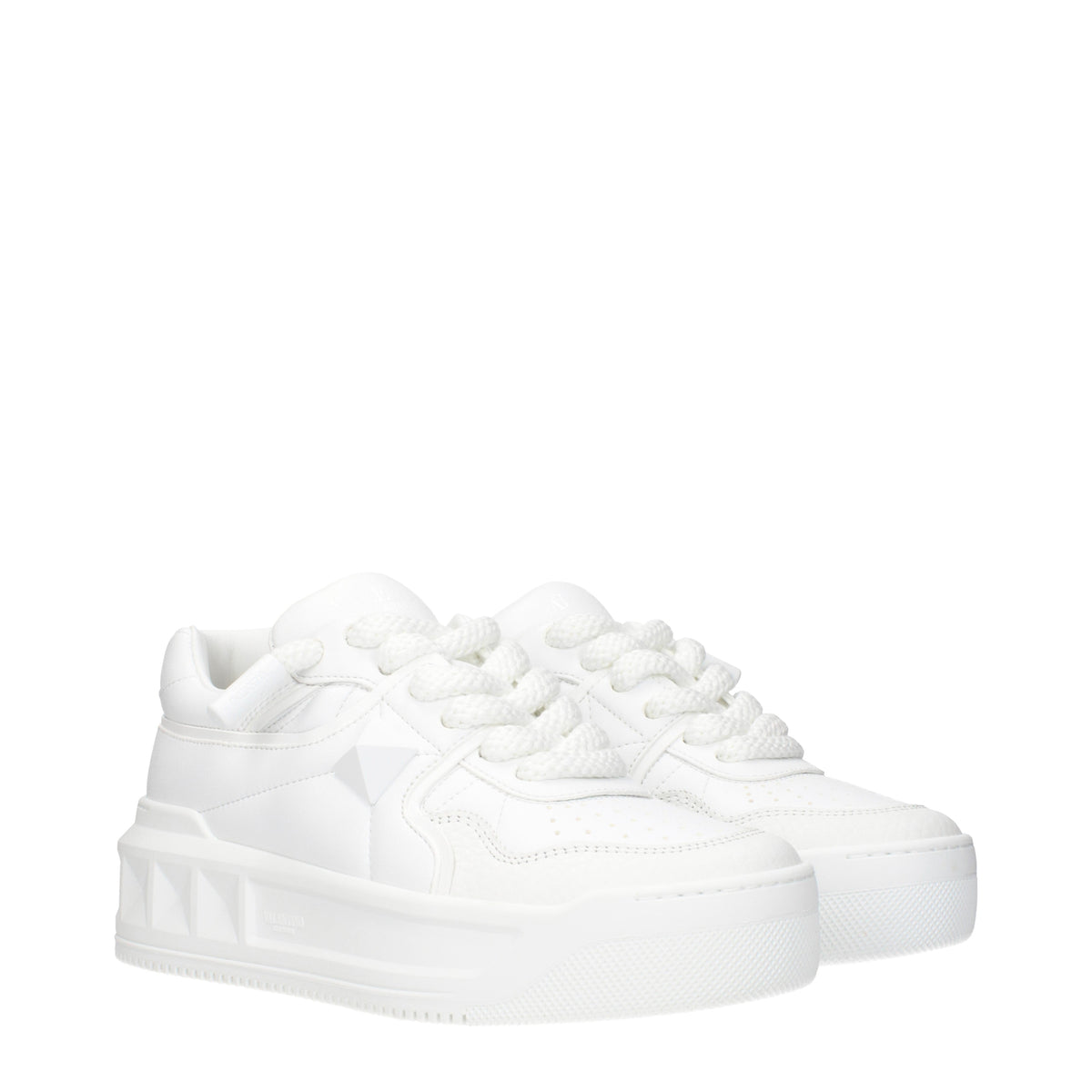 Valentino ヴァレンティノ ガラヴァーニ レディースs ホワイトレザースニーカー - Image 8