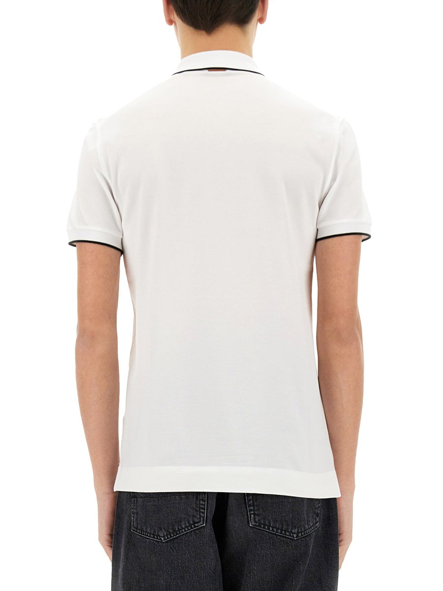 Zegna ロゴ付きのZegna Polo - Image 8