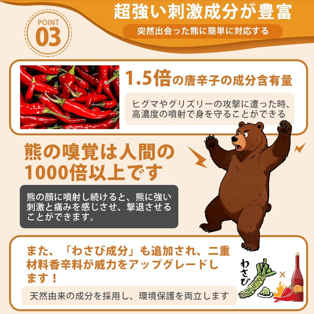 Bear Repellent Spray, Large Bear Spray, Bear Repellent Spray