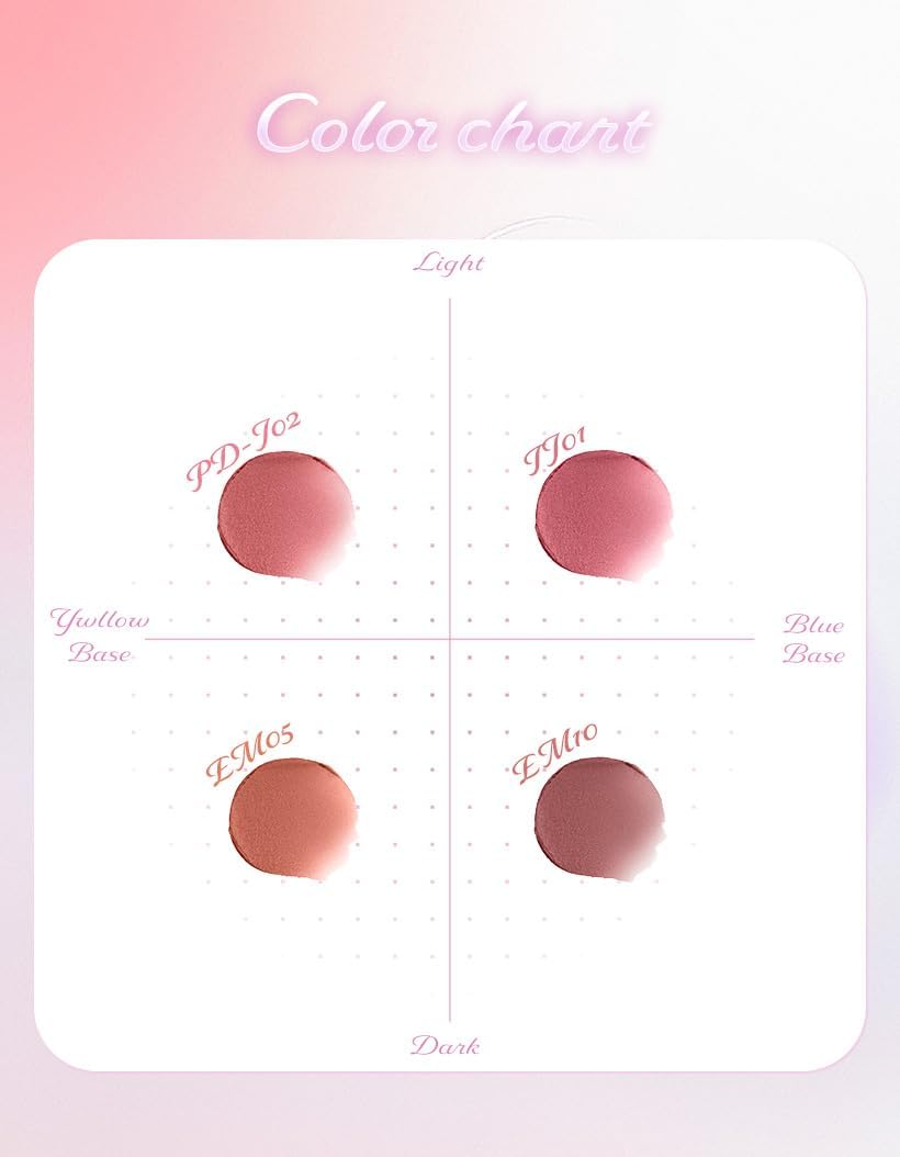 Japan Official INTO U Lip Mud Pot, Pot Mud Lip, 4 Colors, Large Capacity, Includes Silicone Brush