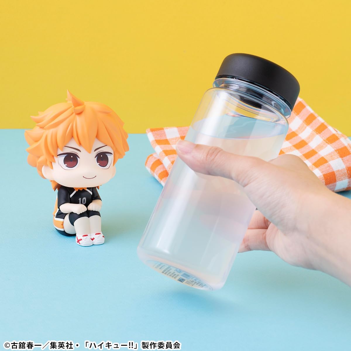 Rukappu Haikyuu!! Shoyo Hinata Uniform Ver., Approx. 4.3 inches (110 mm), PVC Pre-painted Action Figure
