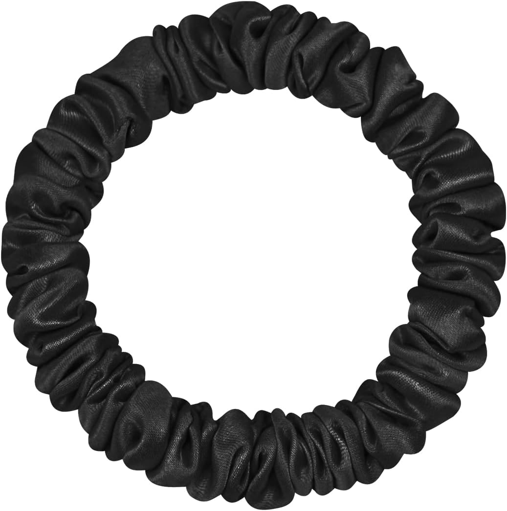 Utukky Silk Hair Rubber Silk Scrunchy Volume, Stylish, Adult 100% Natural Silk, 6A Class, Hair Accessories, Hair Accessories, Anti-Static, Gentle on Hair, Mature Gift, Set of 1