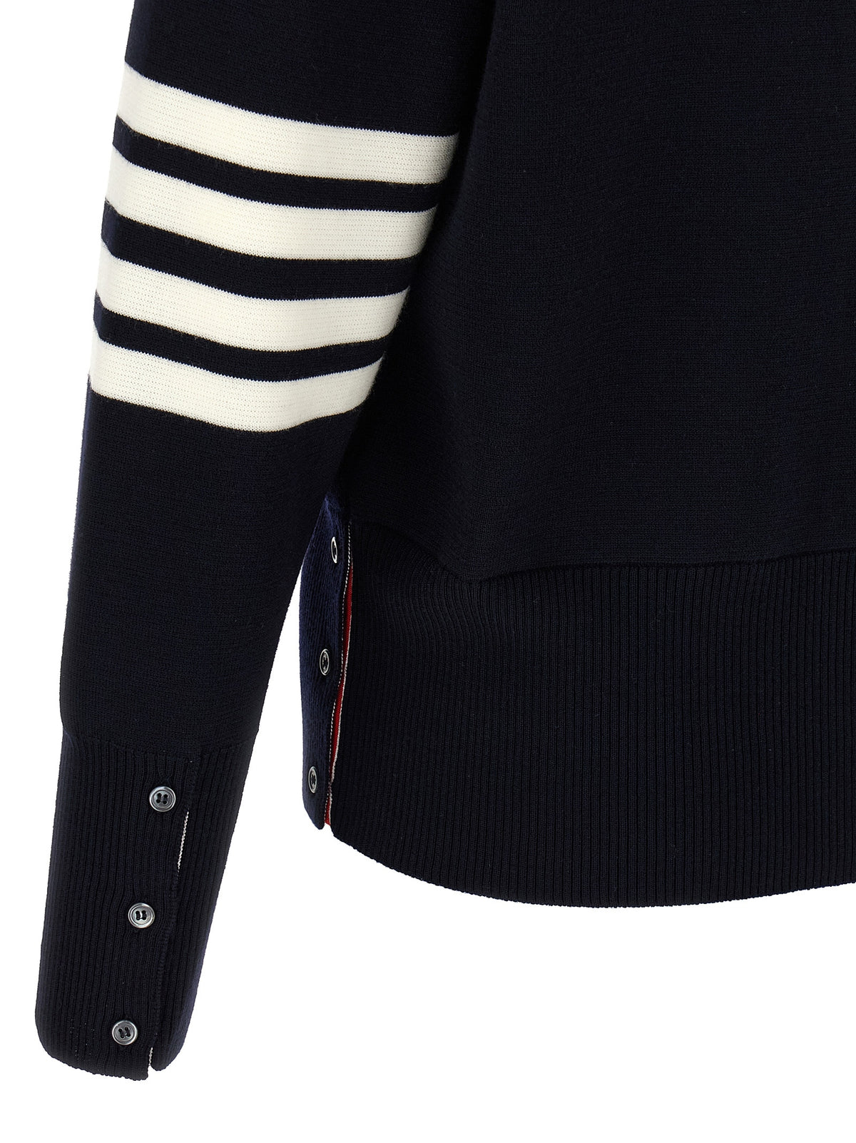 Thom Thom Browne '4 Bar' Wool Cardigan - Image 8