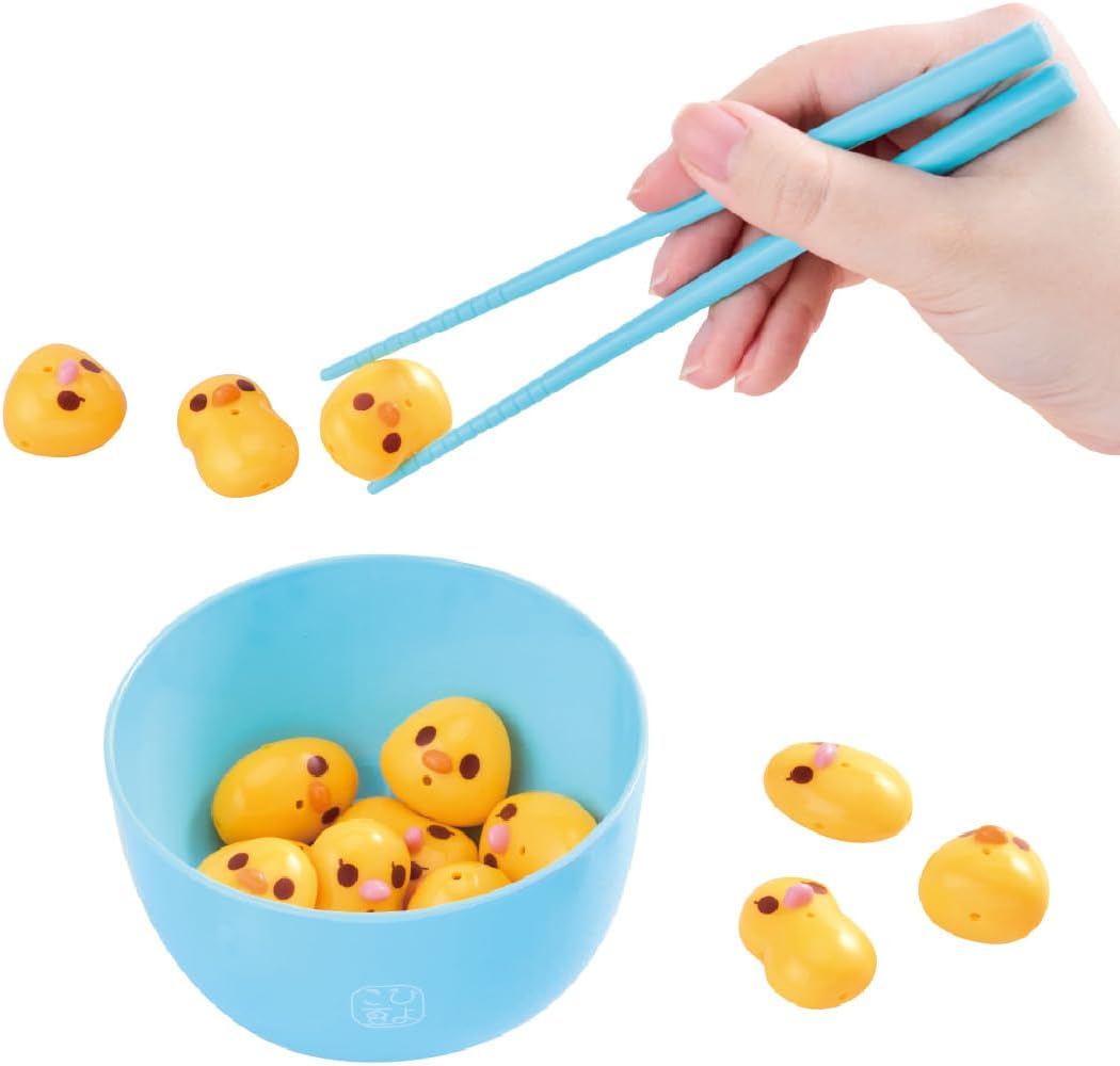 Eyeup (アイアップ) First Manner Beans Large Grain | Educational Toy for Practicing Chopsticks While Playing, Suitable for Ages 3 and Up