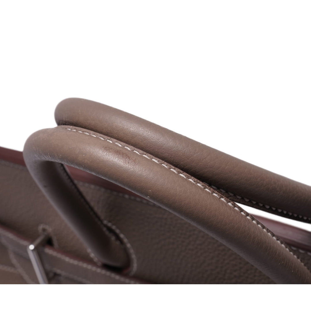 HERMÈS 'ETOUPE' TOGO LEATHER HAC 40 BIRKIN 2025