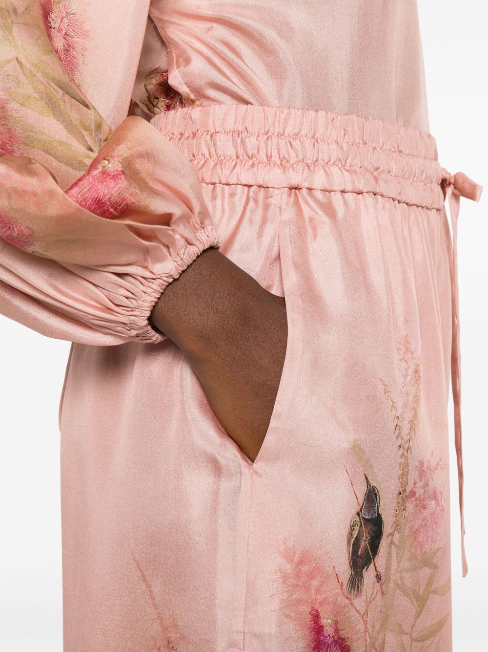 Zimmermann Zimmermann Cascadianプリントシルクズボン - Image 8