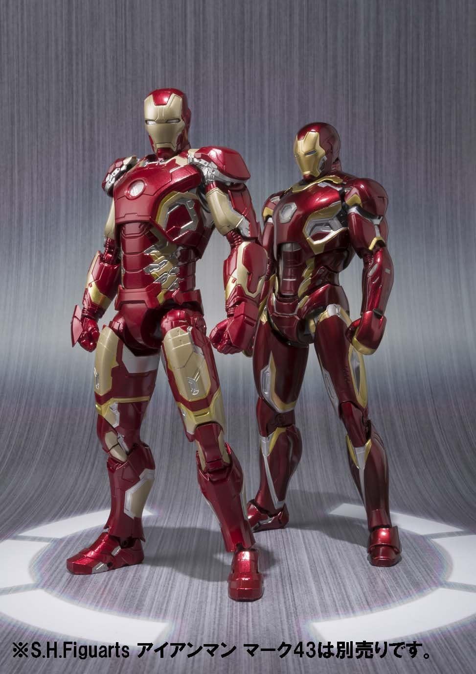 SH Figuarts Avengers Iron Man Mark 45 about 155mm ABS u0026 PVC u0026 die-cast painted action figure