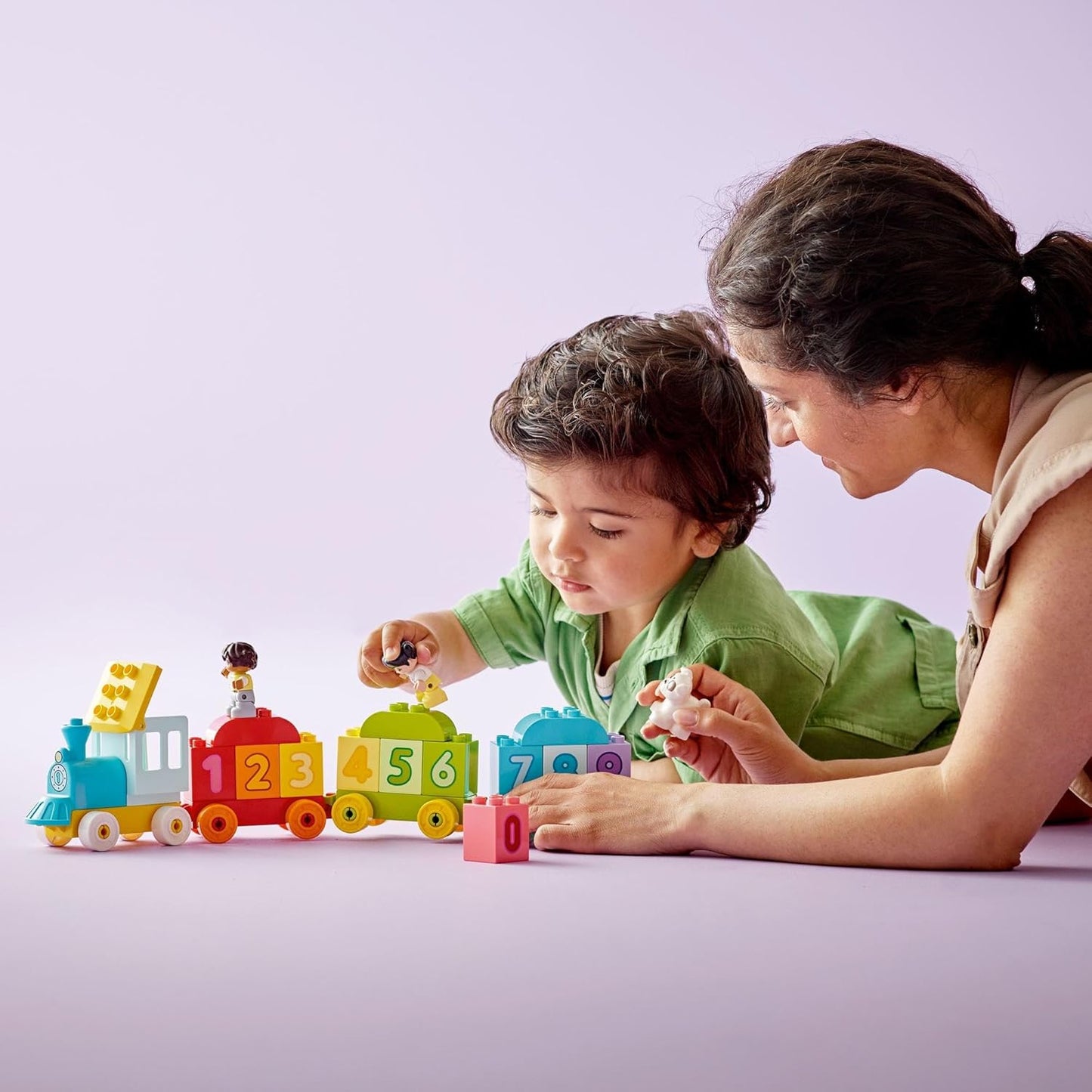 LEGO DUPLO 10954 10954 Toy Blocks, Present, Toddler, Baby, Train, STEM Educational Vehicle, For Boys, Girls, Ages 1 and 5