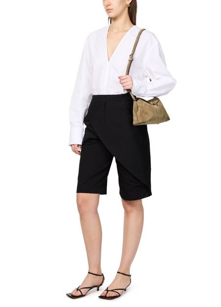 TOTEME T-Lock suede clutch - Image 8