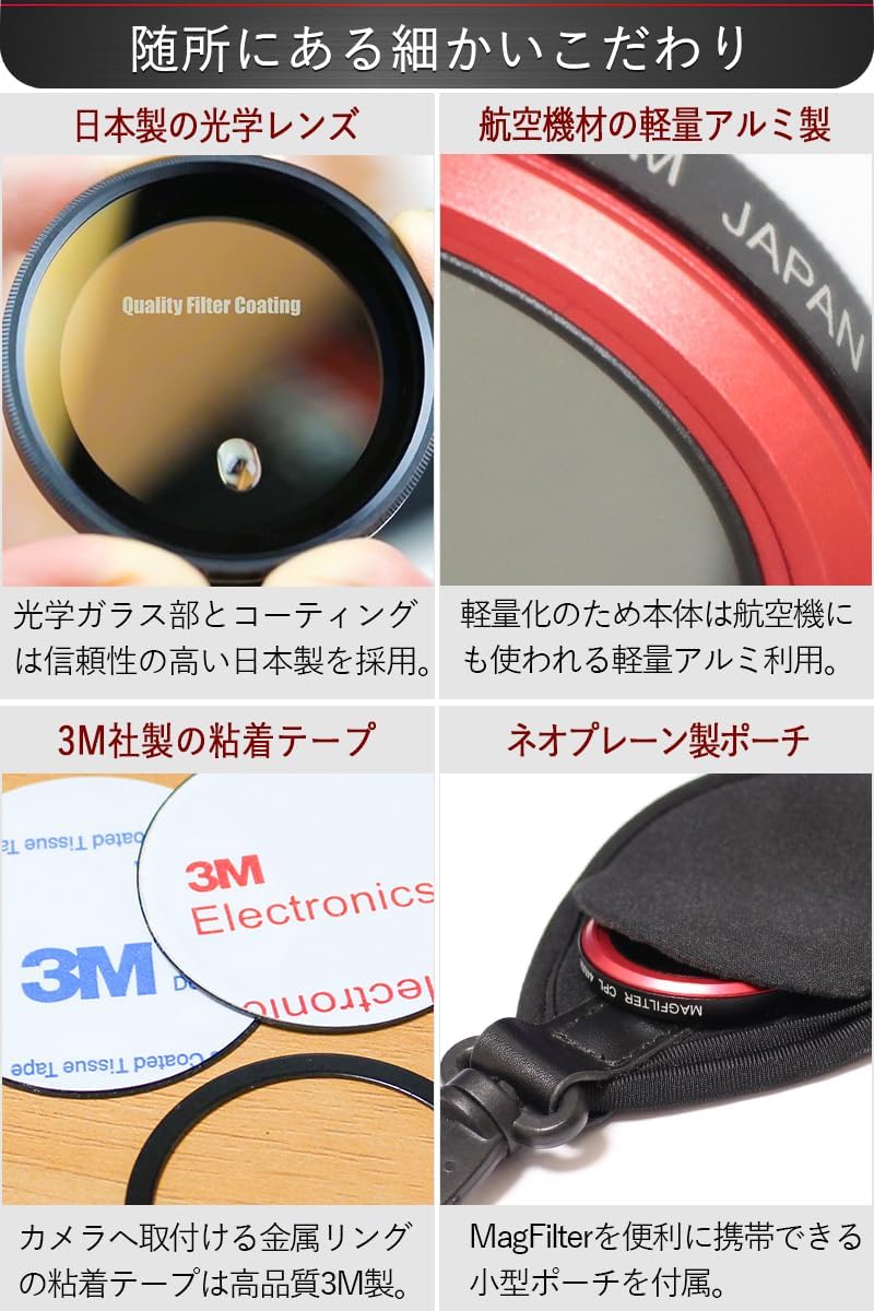 [Compact for Digital Cameras] Polarizing CPL Filter, 1.7 inches (44 mm) Carry Speed MagFilter [Official Domestic Product, Japanese Instruction Manual Included, Warranty] CPL 1.7 inches (44 mm)