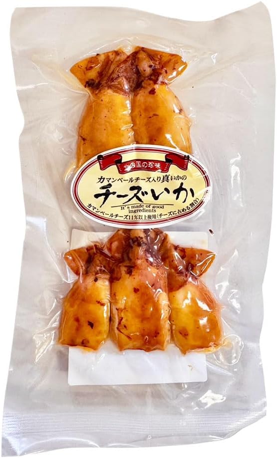Camembert Cheese Squid from Hakodate, 3.5 oz (100 g) x 2 Bags, Mail Bin, Hokkaido, Domestically Produced, Delicious, Sake dishes, Sumami Sumami Beverage