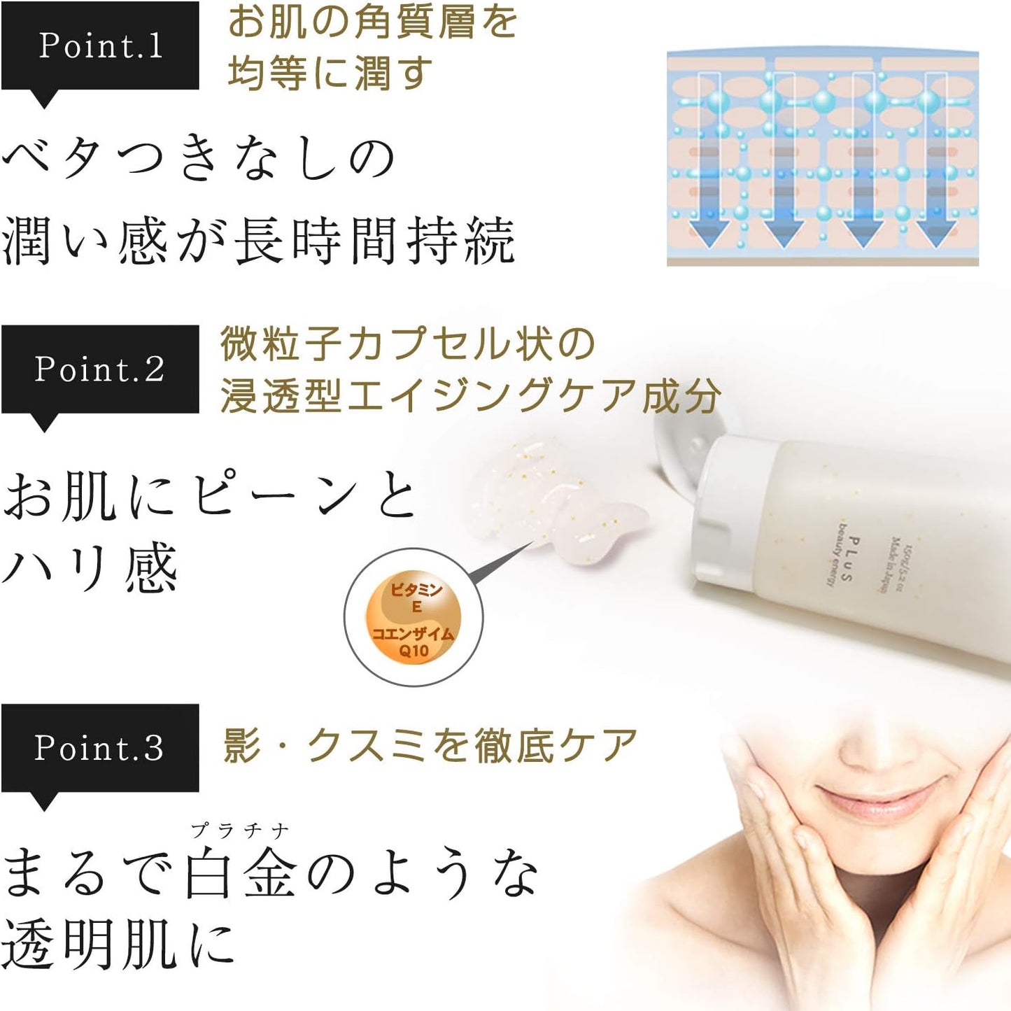 PLuS [Official Limited Set] Cleansing Oil + All-in-One Gel (Cleansing 190 mL + All-in-One 50 g) Time-saving Skin Care Set [Drop + Give = 2 Steps Complete] Hyaluronic Acid, Ceramide, Pore Care, Large