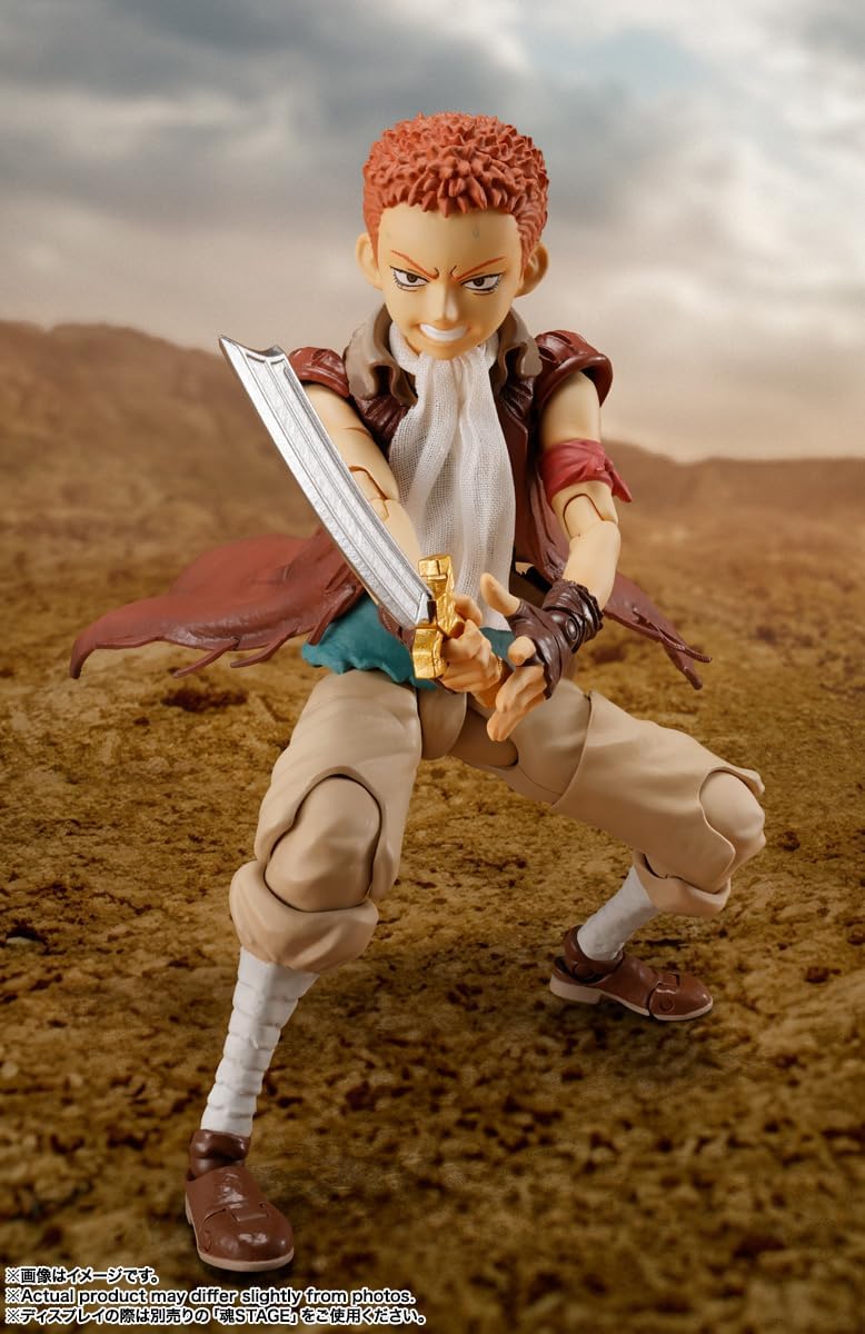 BANDAI SPIRITS S.H. Figuarts Berserk Isidro Approx. 4.9 inches (125 mm), PVC & ABS & Fabric, Pre-painted Action Figure
